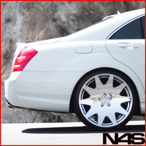 W221 S400 S550 S600 Concave VIP Chrome Staggered Wheels Rims