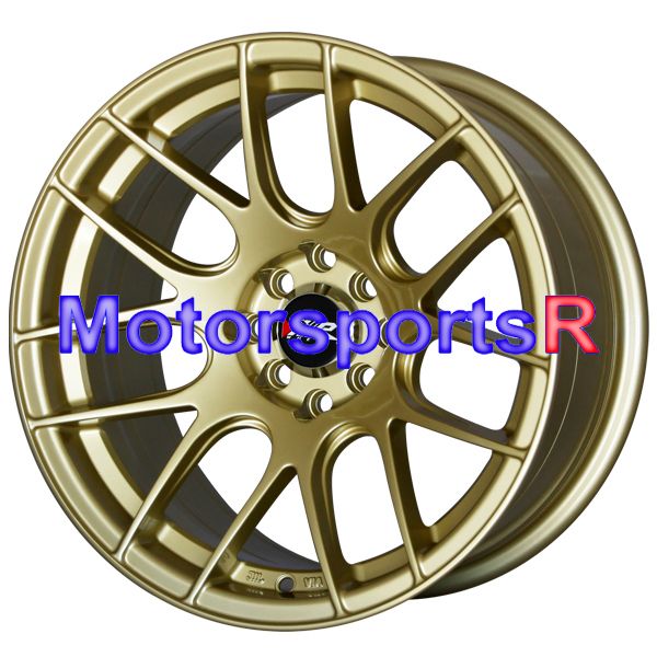 16 16x8 XXR 530 Gold Concave Rims Wheels Stance 4x114 3 93 97 02 Honda