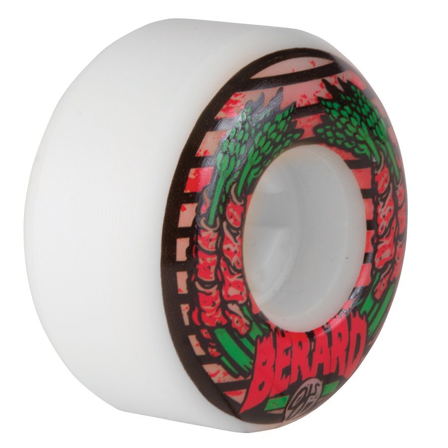 OJ 52mm Berard Bacon Wrapper Pro 101A Wheels White Skateboard