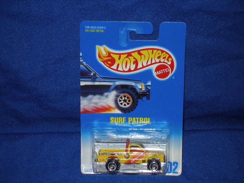 1991 Hot Wheels Surf Patrol Lifeguard Collector 102