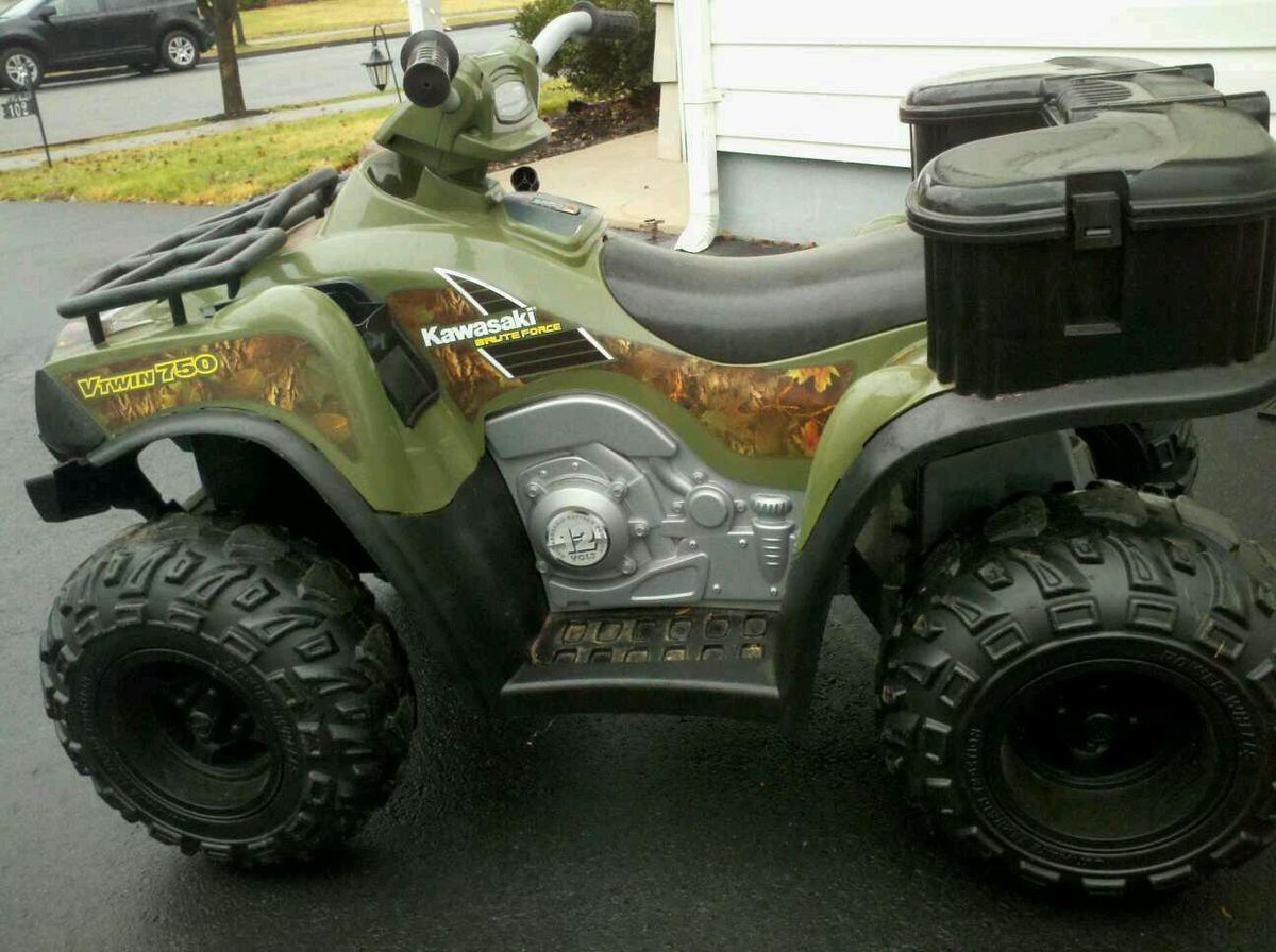 Power Wheels Kawasaki Brute Force Camo Quad ATV Cammo 4 Wheeler Four