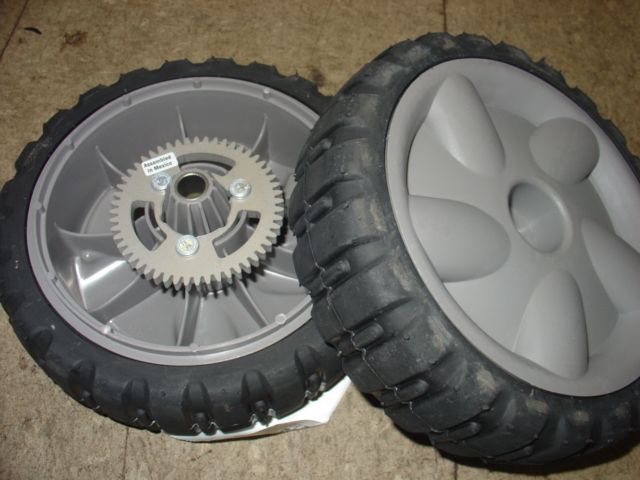 Boy Lawnmower Lawn Mower Drive Wheels Tires 107 3906 117 4104