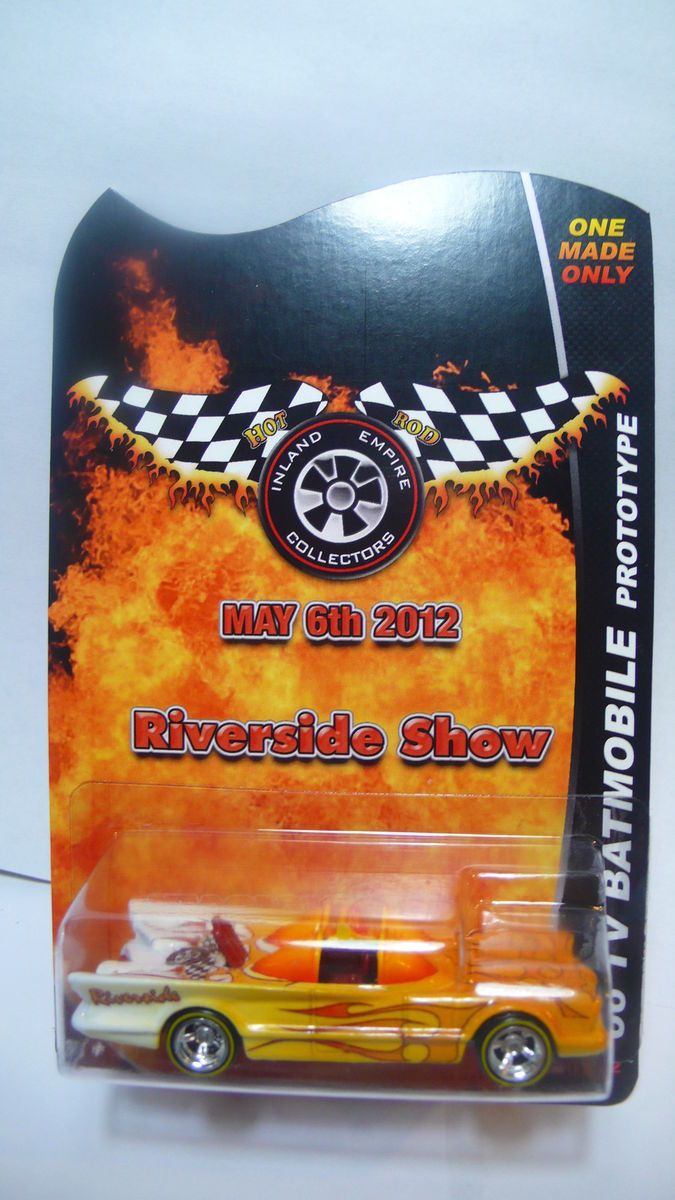 2012 Hot Wheels Riverside Show 1966 TV Batmobile Prototype Only One