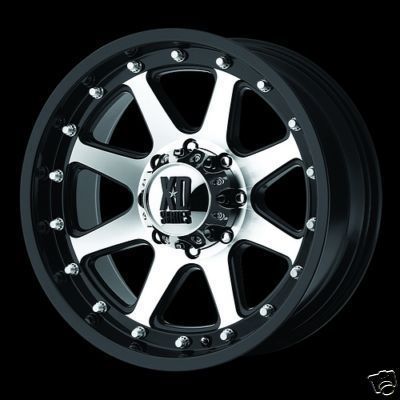 Inch BLACK Addict XD798 RIMS Dodge Chevy Ford Truck 8 Lug Wheels 20x9