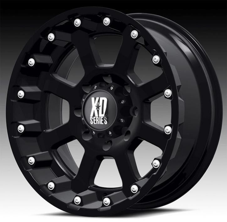 20 inch 20x10 KMC XD Black Wheels Rims 5x150 Toyota Tundra Sequoia