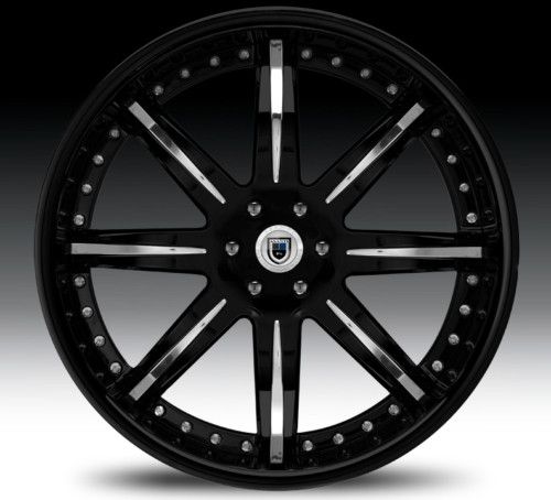 20 asanti AF161TRUCK Black Chrome Wheels Rims 3 Piece