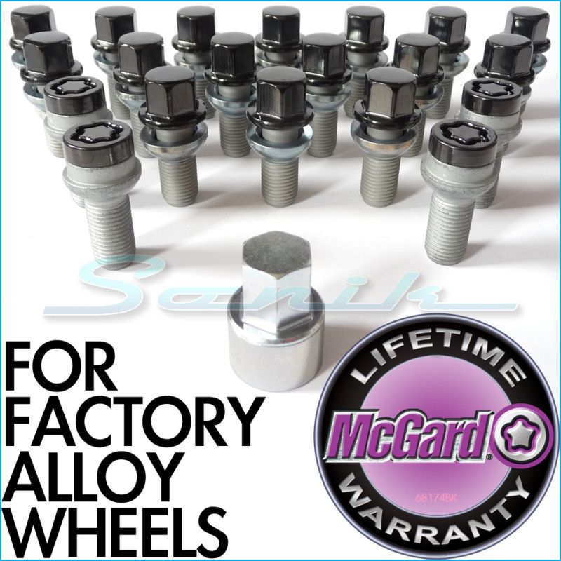 Mcgard Mercedes Premium Black Wheel Locks Lug Bolts