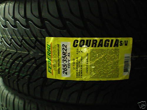 265 35 22 Federal Couragia Tire