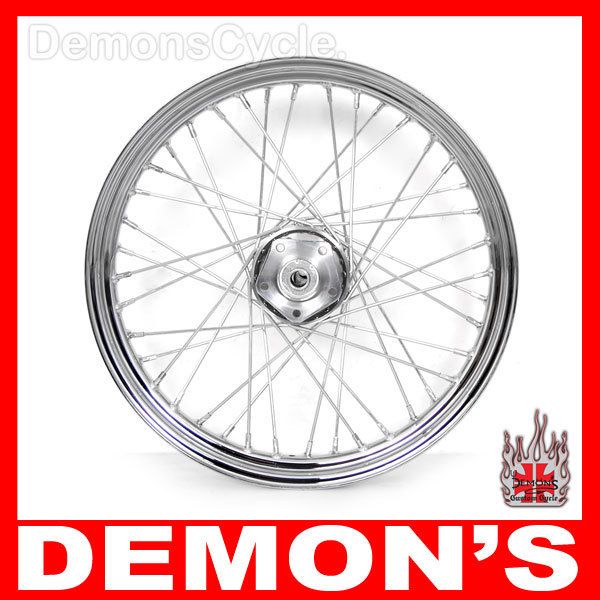 Dual Disc 40 Spoke Front Wheel Rim for Harley Dyna FXWG on PopScreen