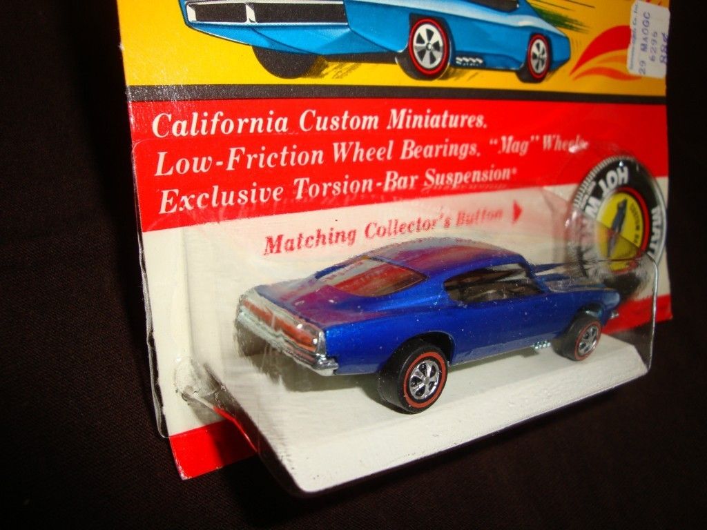 Hot Wheels REDLINE1967 Custom Barracuda Blue BP Blister Pack