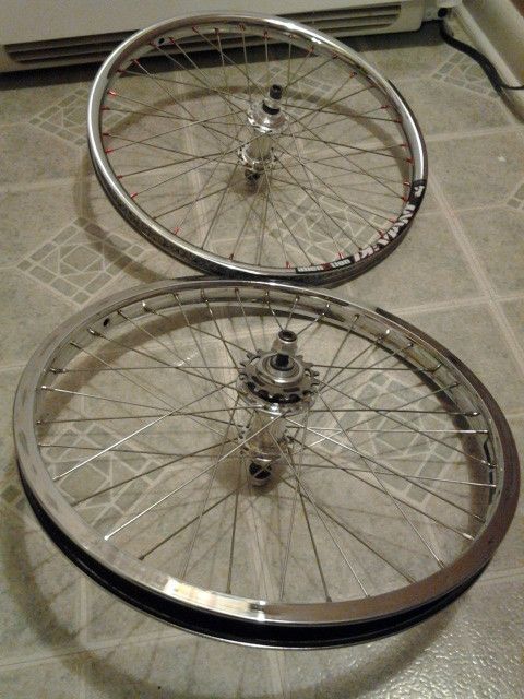 Elite BMX Racing 20 Wheel Set TI Driver Alienation Rims