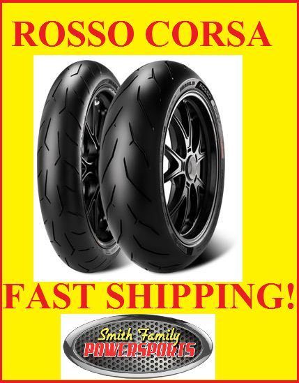 Rosso Corsa Front Rear Tire Set 180 55 17 120 70 17 180 55 17