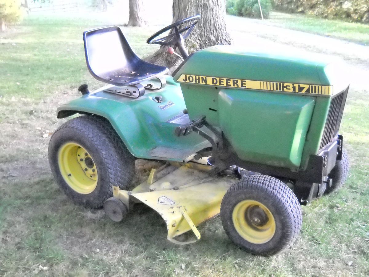 John Deere 317 Garden Tractor Needs Work Indiana