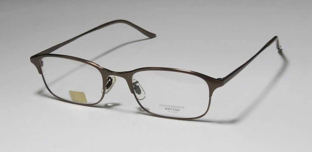  PEOPLES FARTUNE 50 19 143 BROWN TITANIUM FULL RIM EYEGLASSES FRAMES