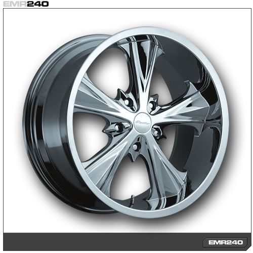 18 Panther Akuza Devino EMR 240 One Wheel Chrome 5x127 0 18x8 5 Qty 1