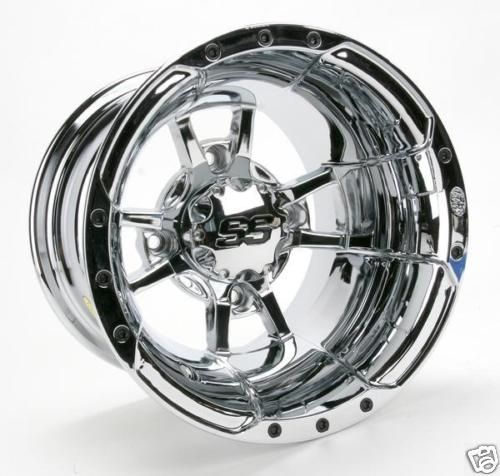 ITP 10 x 8 SS112 Chrome Sport Quad ATV Rim Wheel New