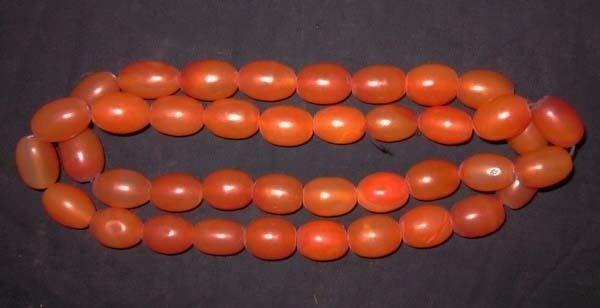 17 Tibetan Buddhist Agate Carnelian Prayer Beads Mala