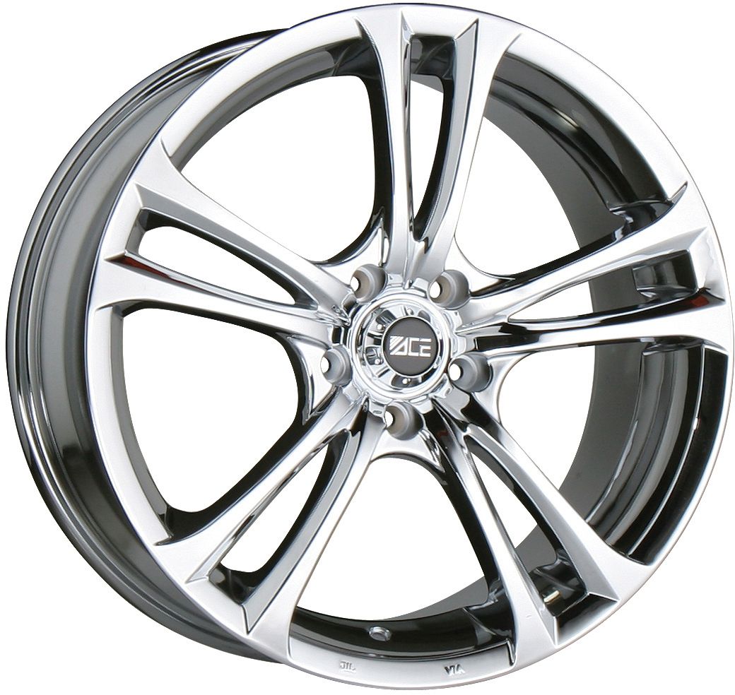 17 Ace Manta Chrome Wheels Rims Audi A4 VW Passat CC Mercedes C E